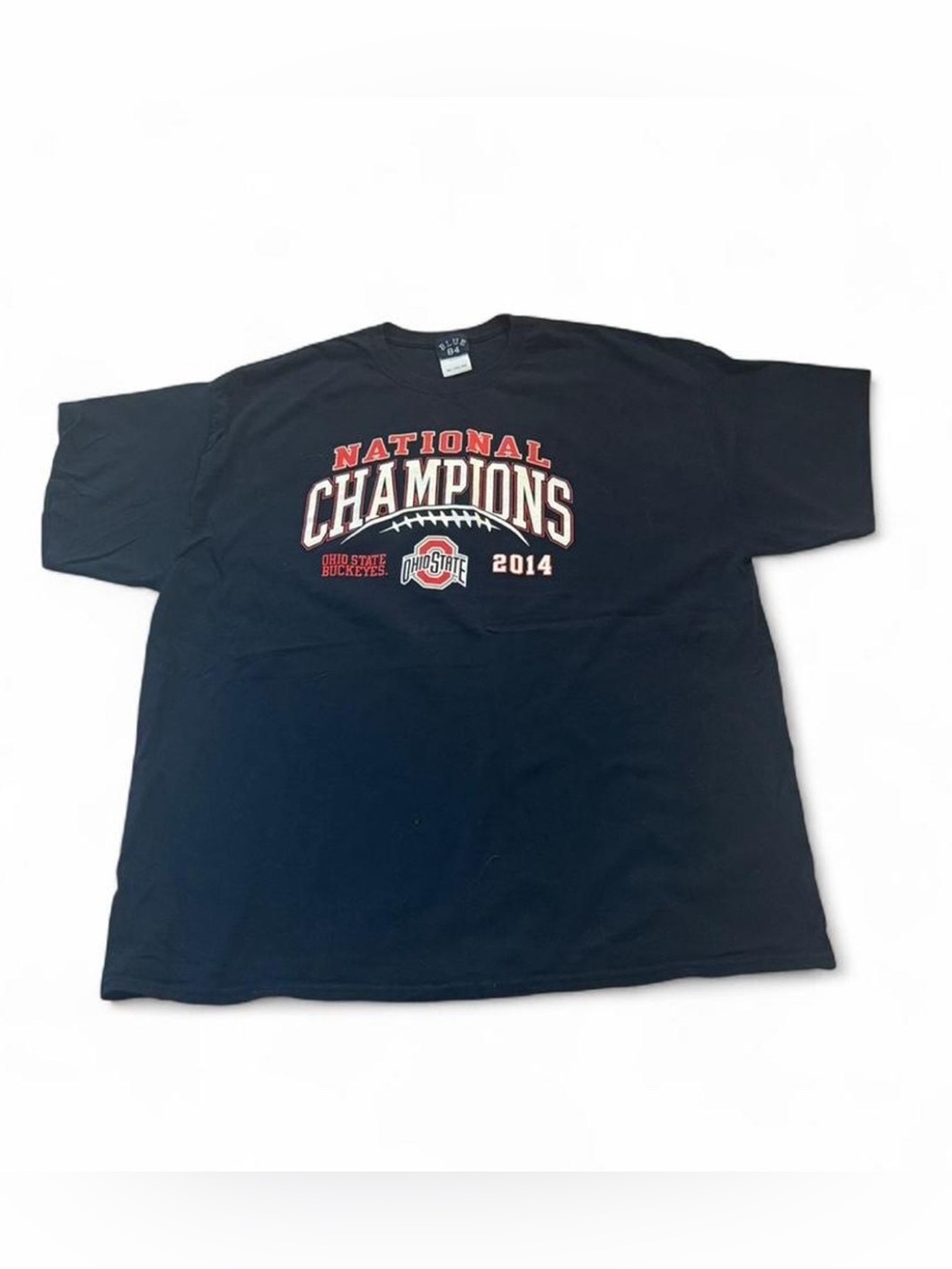 Blue 84 National Champions 2014 Ohio State Black Cotton short sleeve Tee